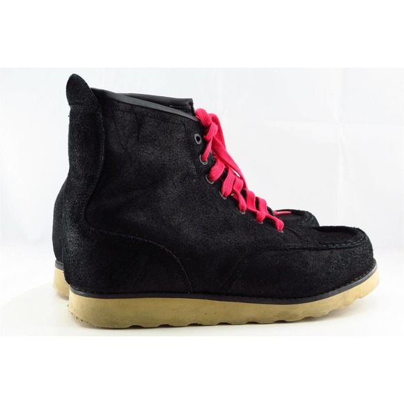 Vivala Grenade Boots‎ Sz 8 M Black Round Toe Paddock Leather Men - Picture 4 of 7